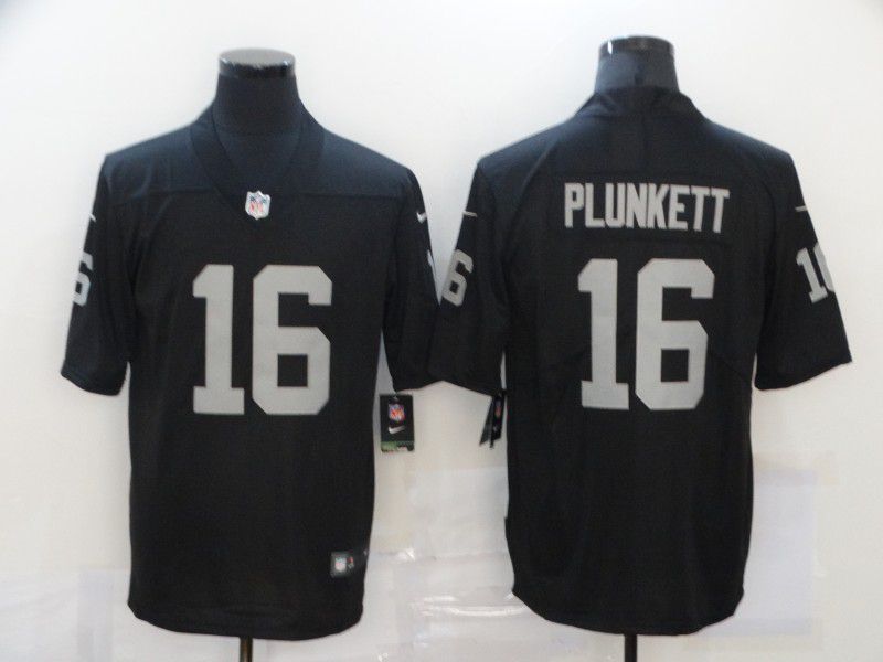 Men Oakland Raiders 16 Plunkett Black Nike Vapor Untouchable Limited 2020 NFL Nike Jerseys